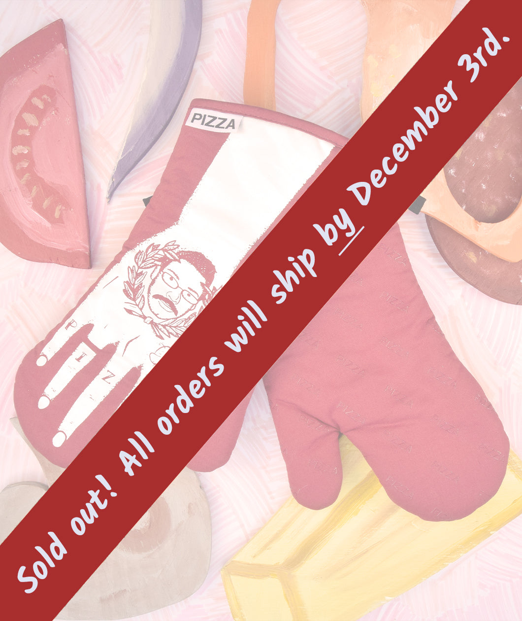 Pizza John Oven Mitt