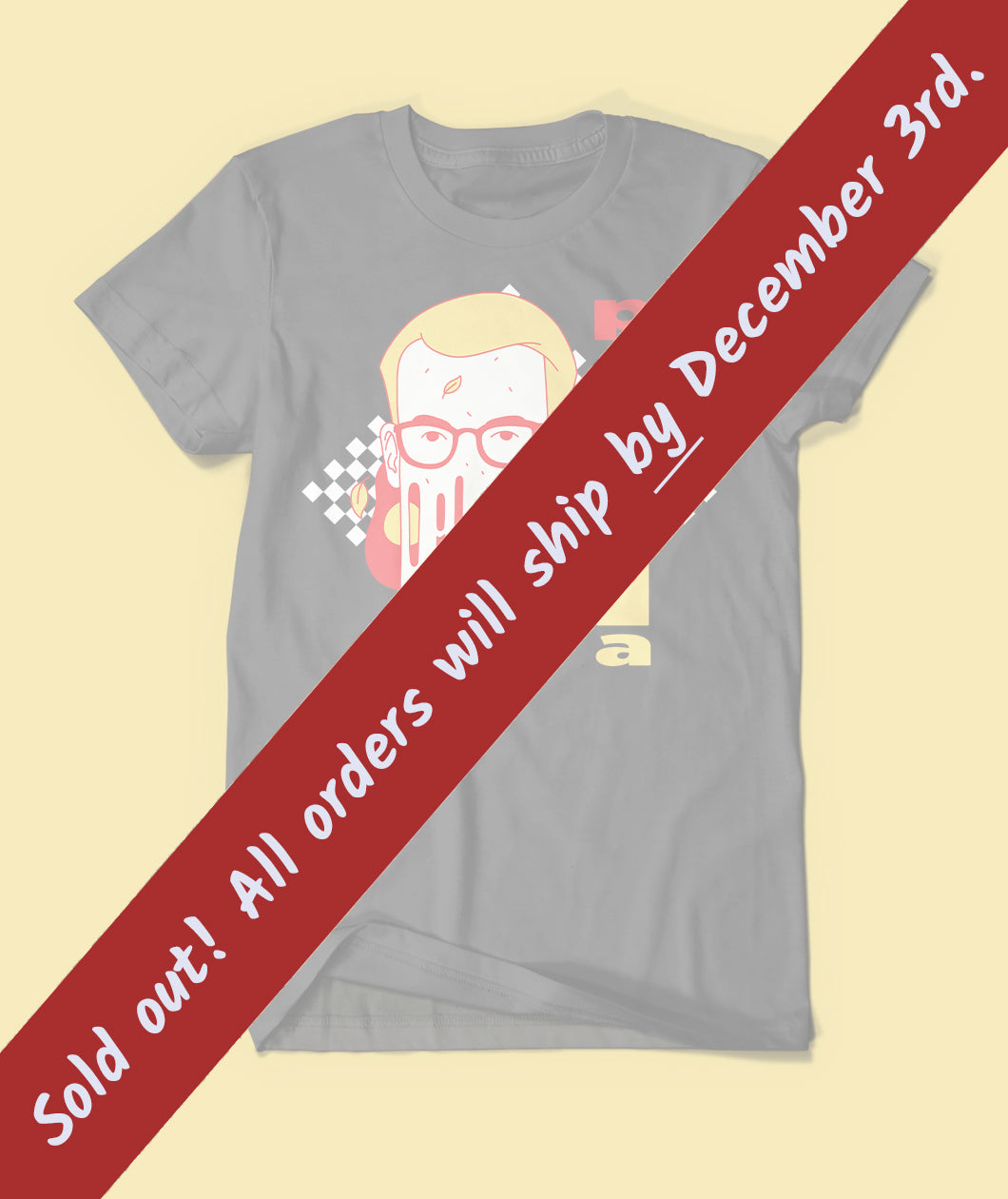 Long John Pizza Shirt - A Drawfee Collab!
