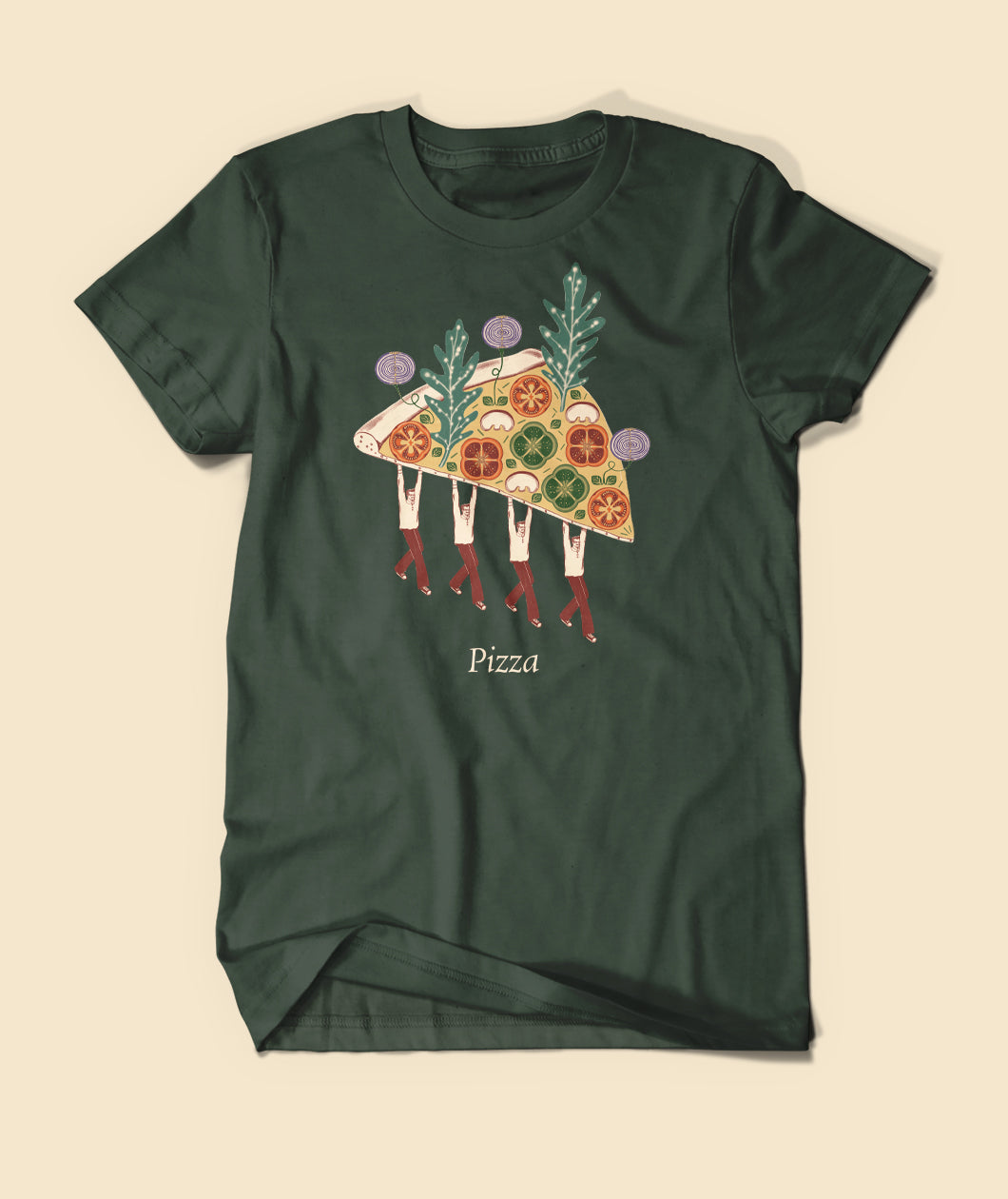 Teamwork Pizza John Shirt