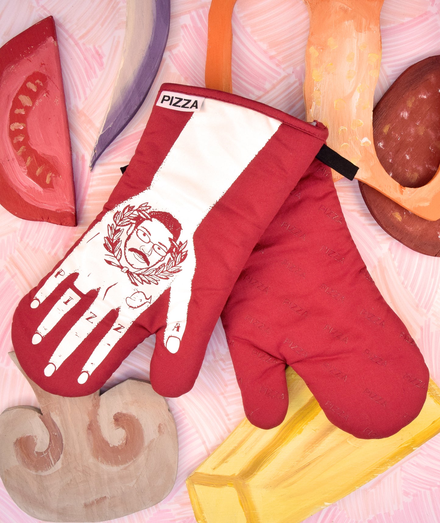 Pizza John Oven Mitt