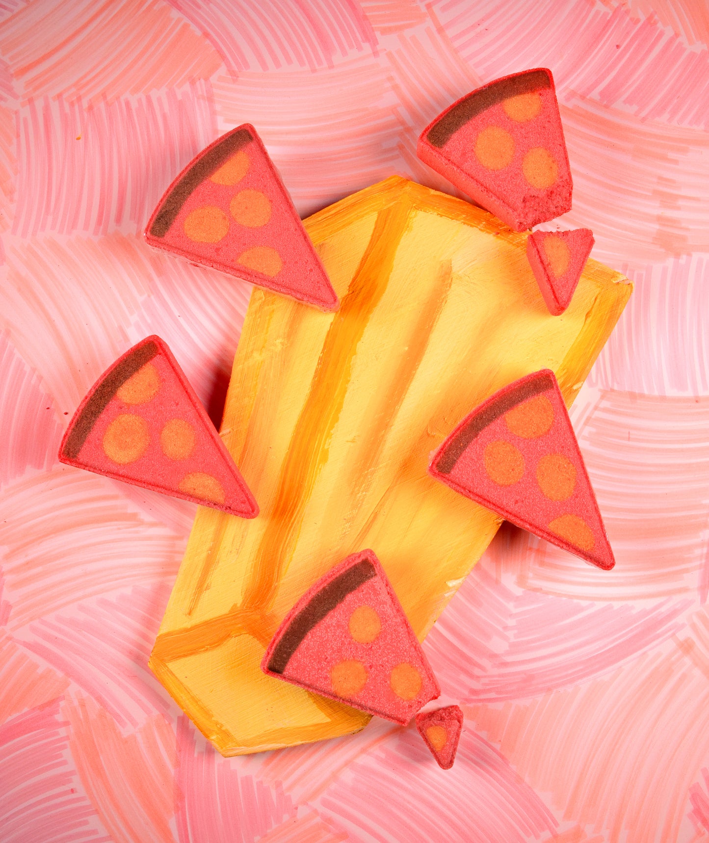 Pizza Themed Bath Bomb