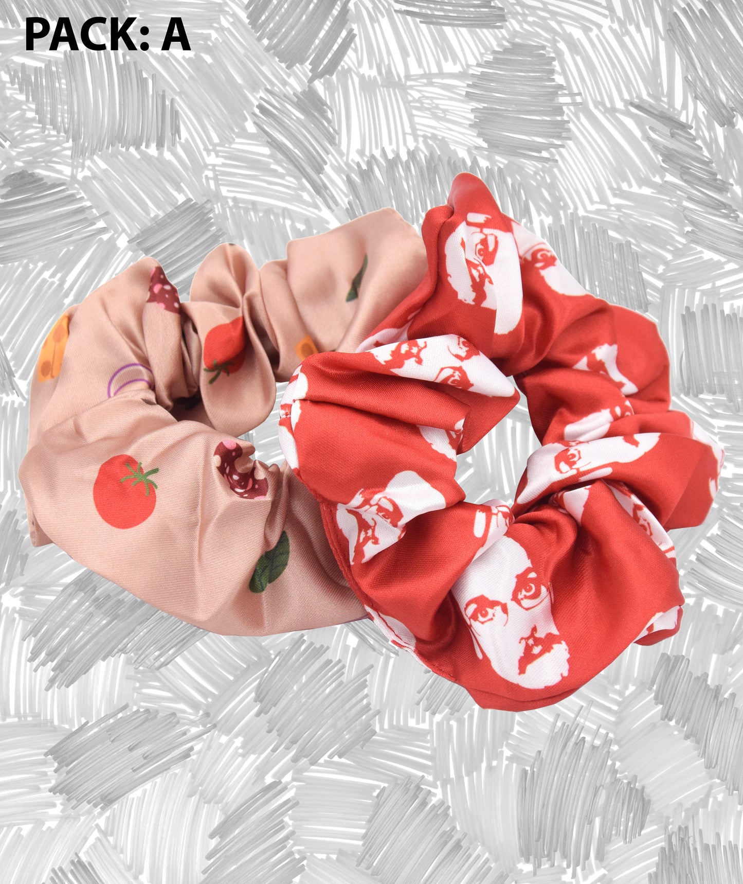 Pizza John Scrunchie Packs