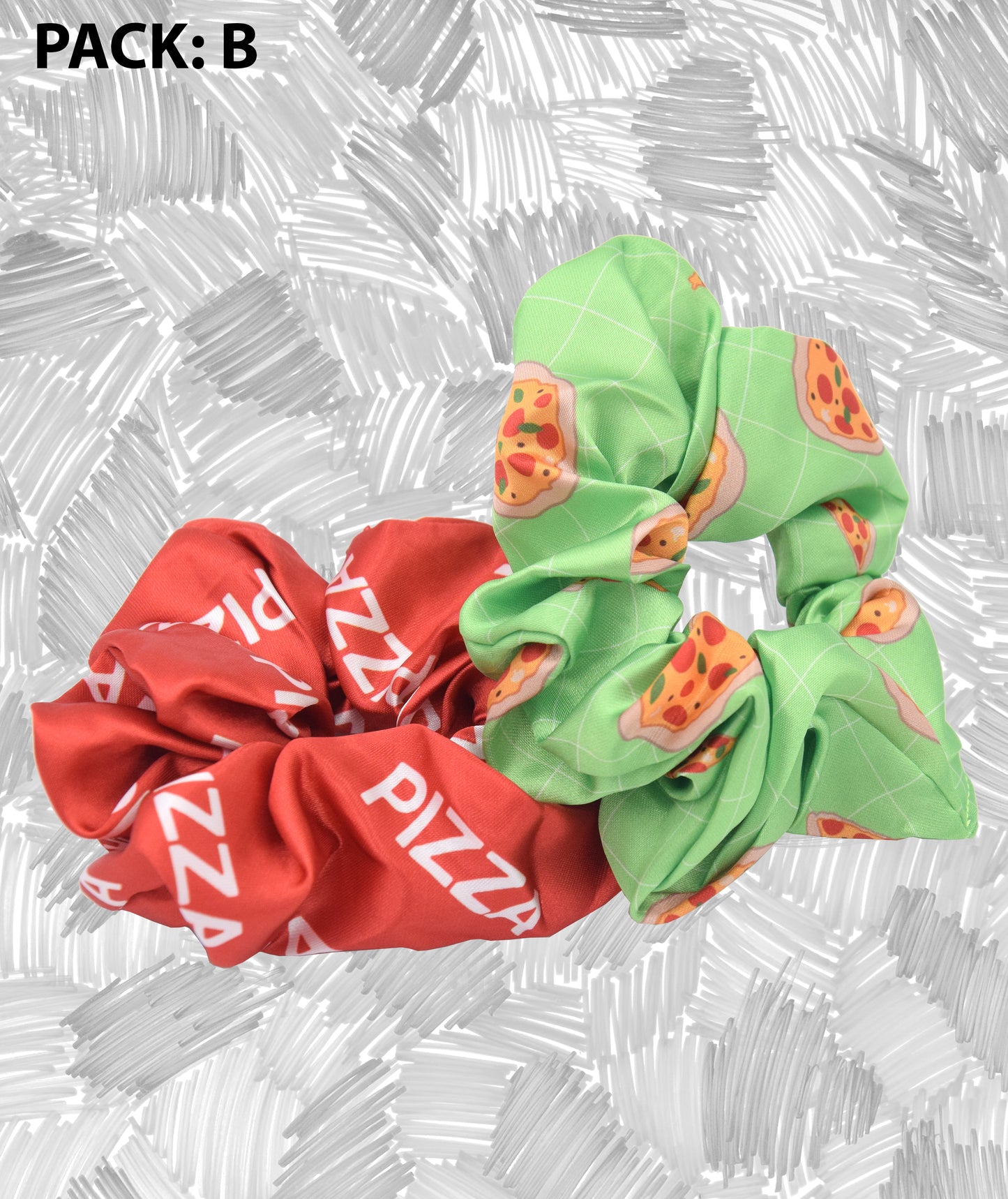 Pizza John Scrunchie Packs