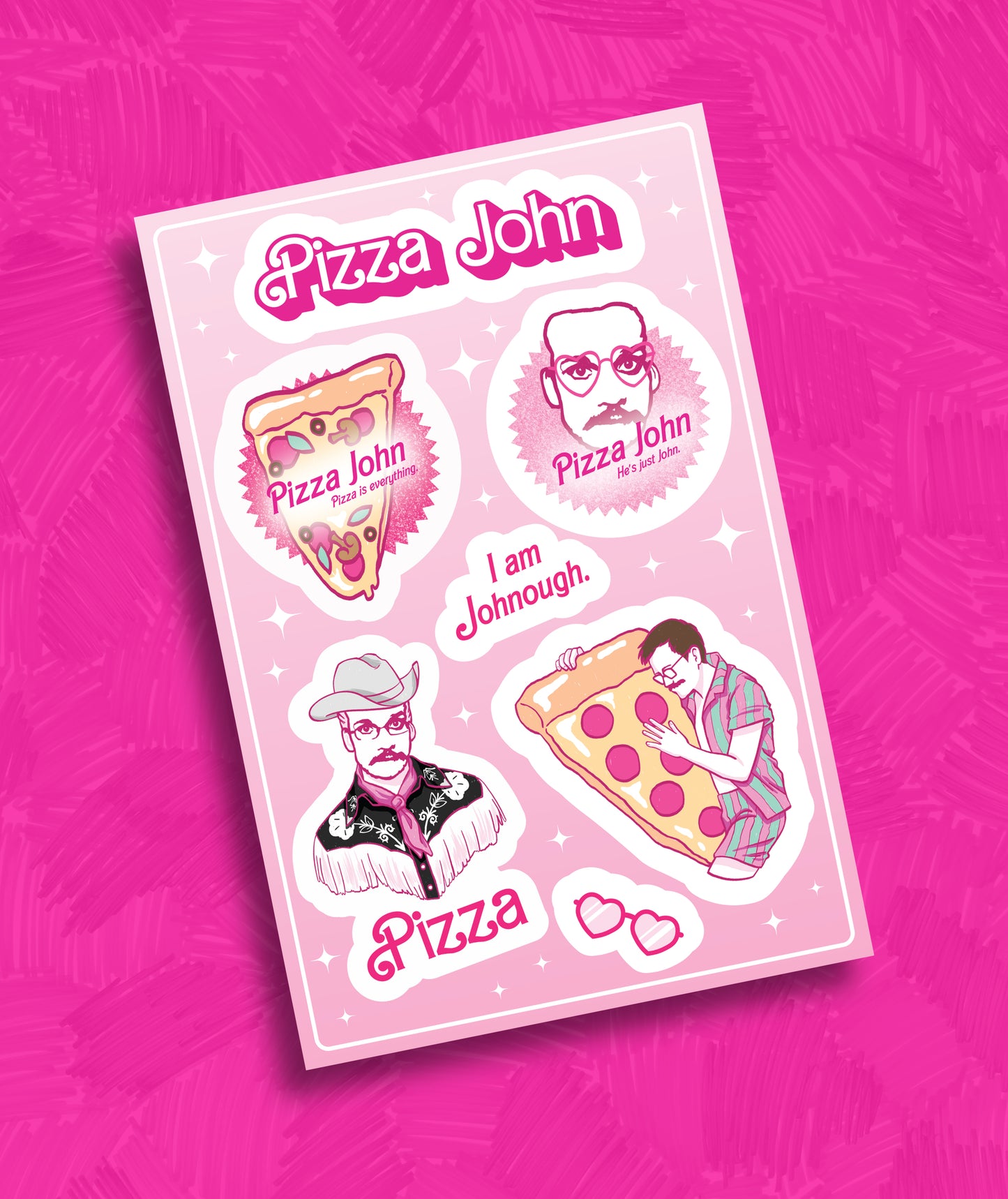 Pizzamas Sticker Sheet Subscription