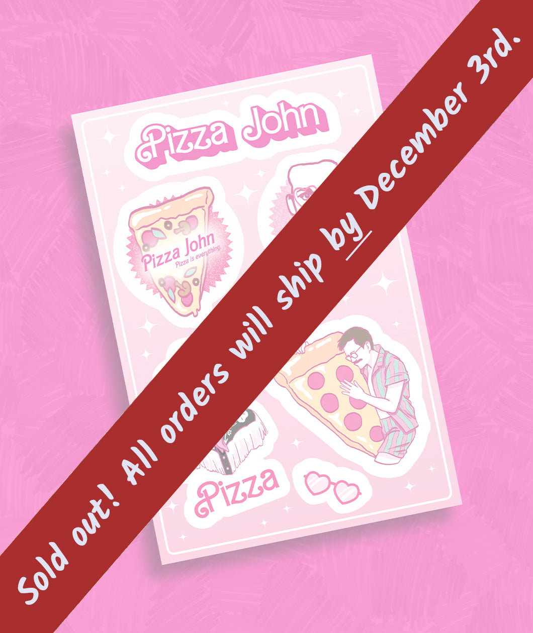 Pizzamas Sticker Sheet Subscription