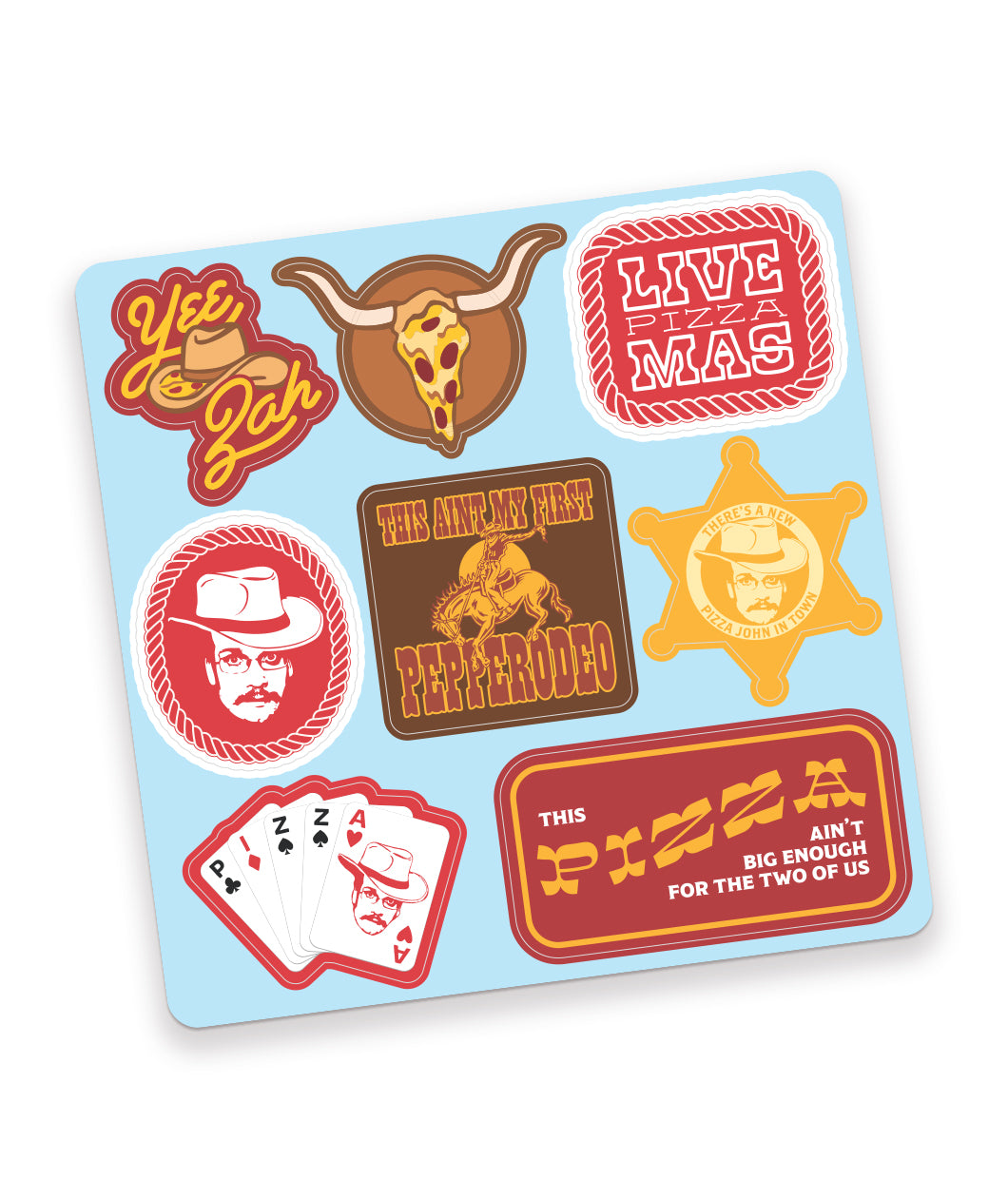 Cowboy Sticker Sheet