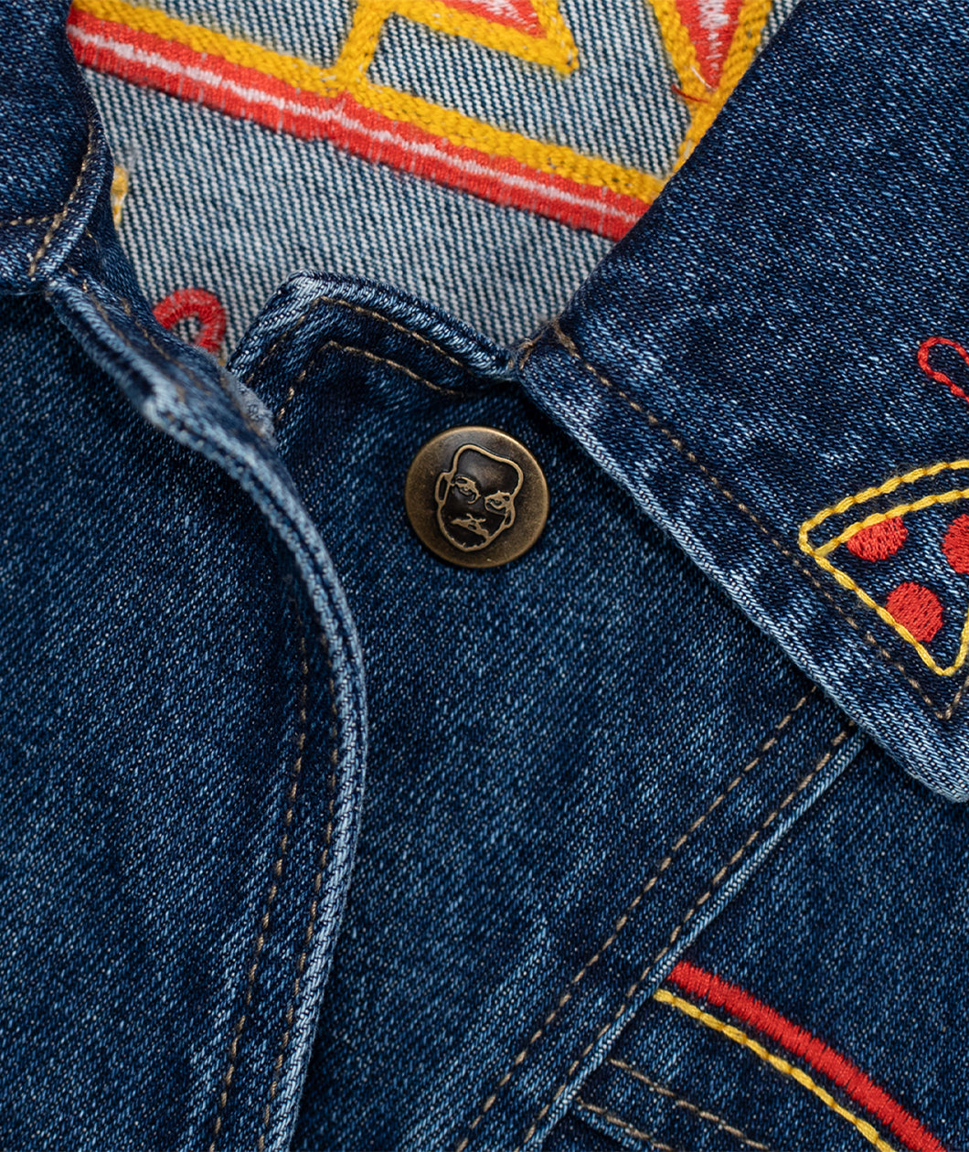 Pizza John Jean Jacket